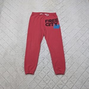 Freecity Red Track Pants